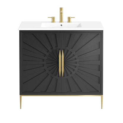Awaken 36" Bathroom Vanity by Furniture For America