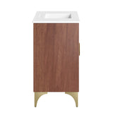 Ridge 36" Bathroom Vanity in White Walnut