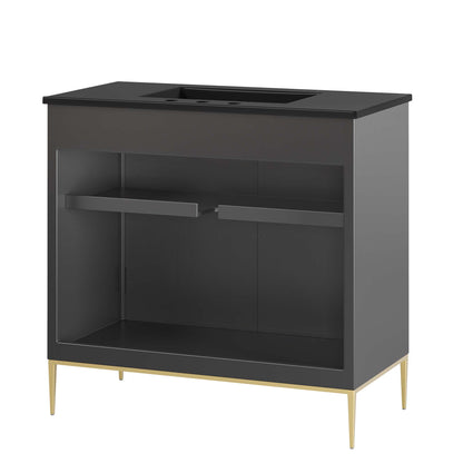 Awaken 36" Bathroom Vanity by Furniture For America