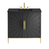 Briar 36" Bathroom Vanity in Black Black