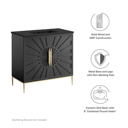 Awaken 36" Bathroom Vanity by Furniture For America