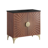 Ridge 36" Bathroom Vanity in Black Walnut