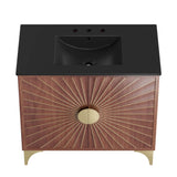 Ridge 36" Bathroom Vanity in Black Walnut