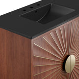 Ridge 36" Bathroom Vanity in Black Walnut