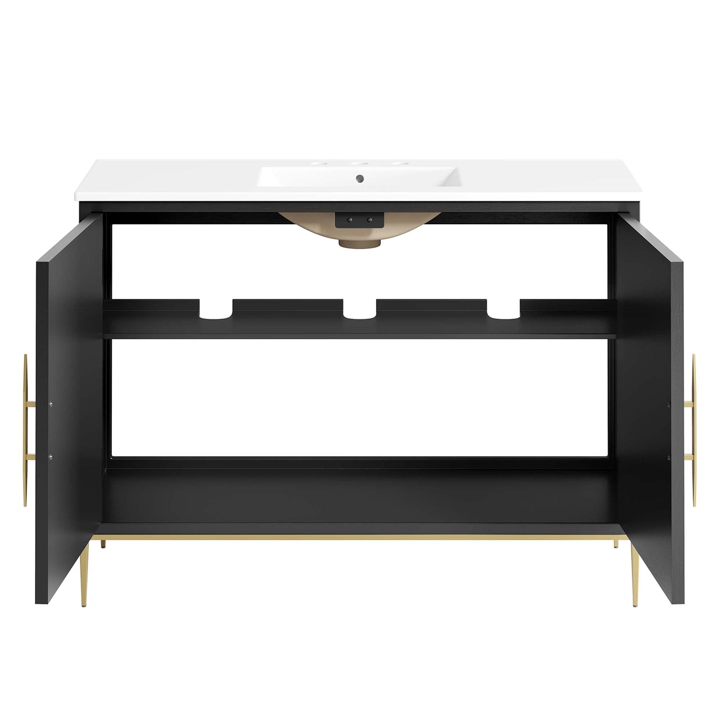 Awaken 48" Bathroom Vanity by Furniture For America