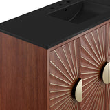 Ridge 48" Bathroom Vanity in Black Walnut