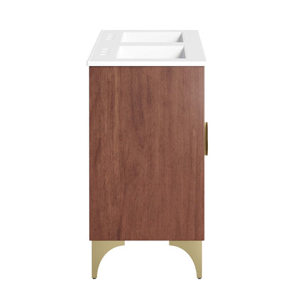 Daylight 48" Double Sink Bathroom Vanity by Furniture For America