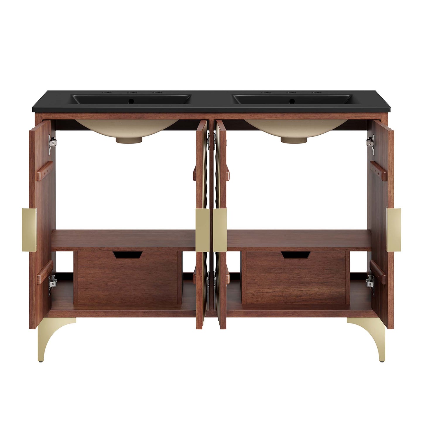 Daylight 48" Double Sink Bathroom Vanity by Furniture For America
