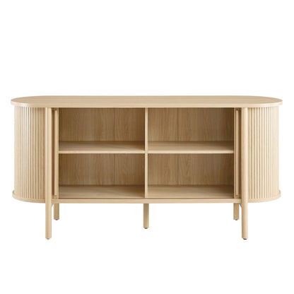 Cadence 63" Curved Sideboard by Furniture For America