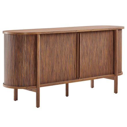 Cadence 63" Curved Sideboard in Walnut