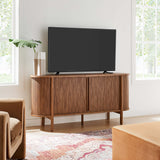 Marlon 63" Curved Sideboard in Walnut