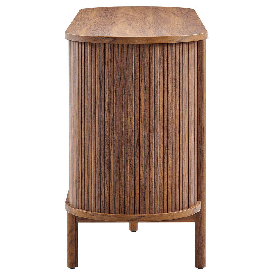 Marlon 63" Curved Sideboard in Walnut