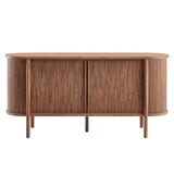 Marlon 63" Curved Sideboard in Walnut