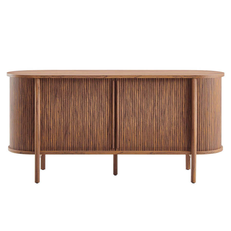 Marlon 63" Curved Sideboard in Walnut