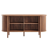 Marlon 63" Curved Sideboard in Walnut