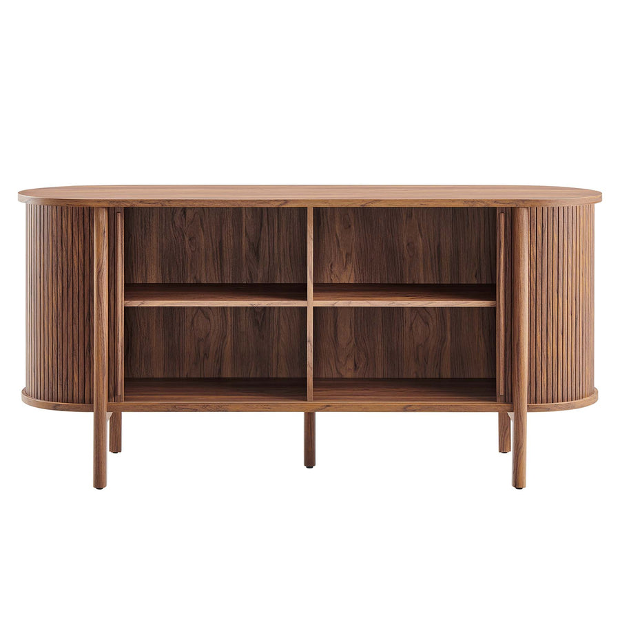 Marlon 63" Curved Sideboard in Walnut