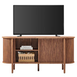 Marlon 63" Curved Sideboard in Walnut