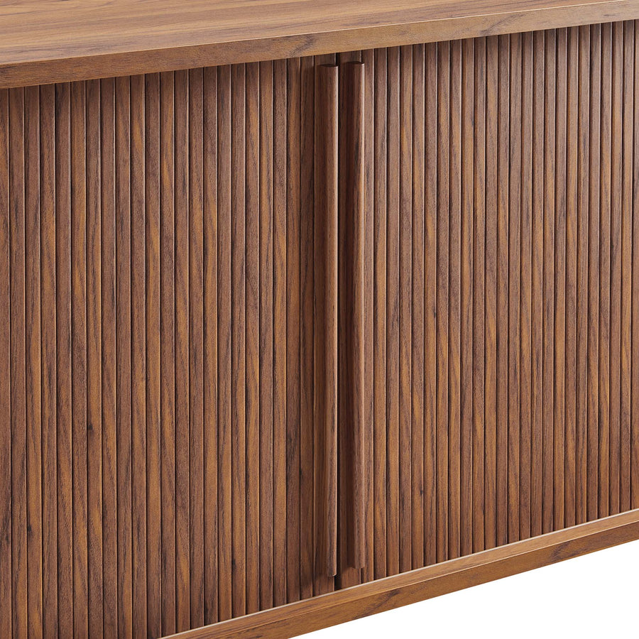 Marlon 63" Curved Sideboard in Walnut