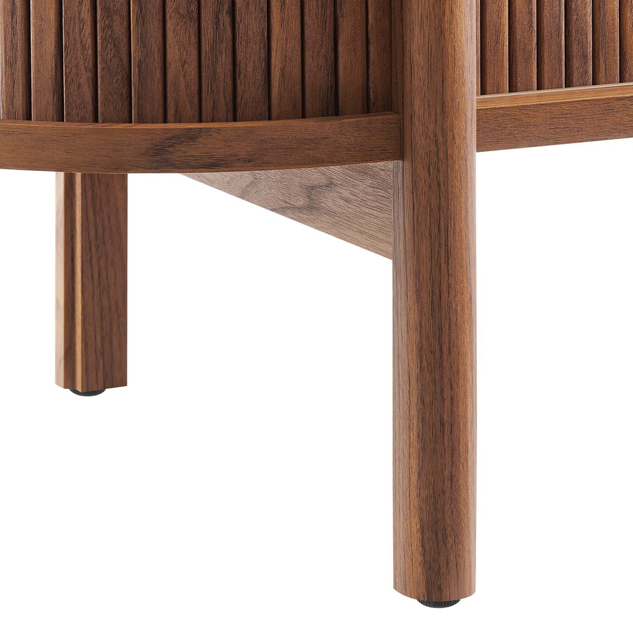 Marlon 63" Curved Sideboard in Walnut