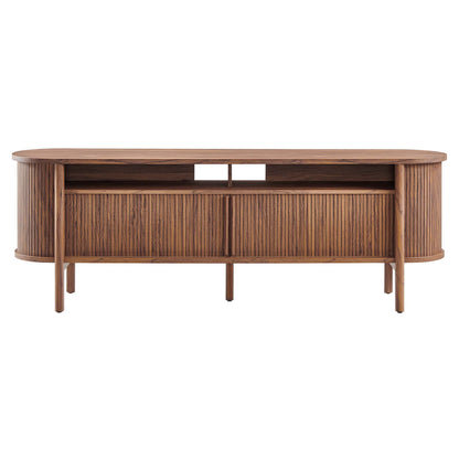 Cadence 71" Curved TV Stand by Furniture For America