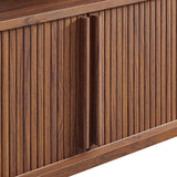 Marlon 71" Curved TV Stand in Walnut