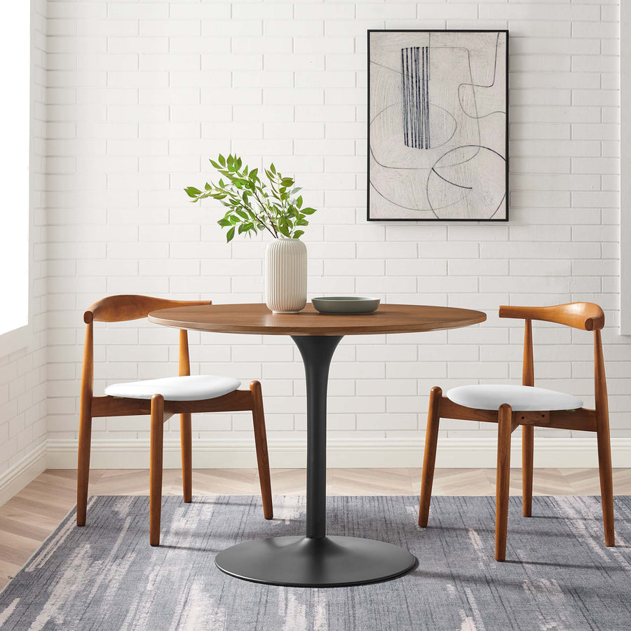 Kinsale 40" Dining Table in Walnut Black