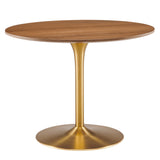 Kinsale 40" Dining Table in Walnut Gold