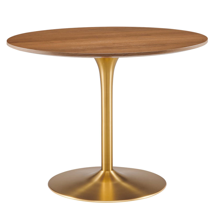 Kinsale 40" Dining Table in Walnut Gold