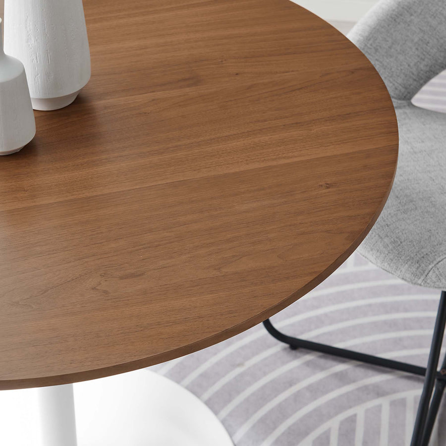 Kinsale 40" Dining Table in Walnut White