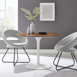 Kinsale 40" Dining Table in Walnut White