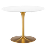Kinsale 40" Dining Table in White Gold