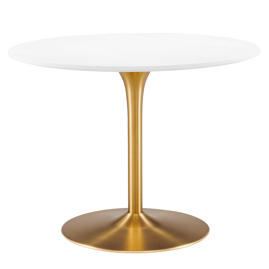 Kinsale 40" Dining Table in White Gold