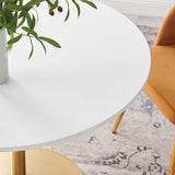 Kinsale 40" Dining Table in White Gold