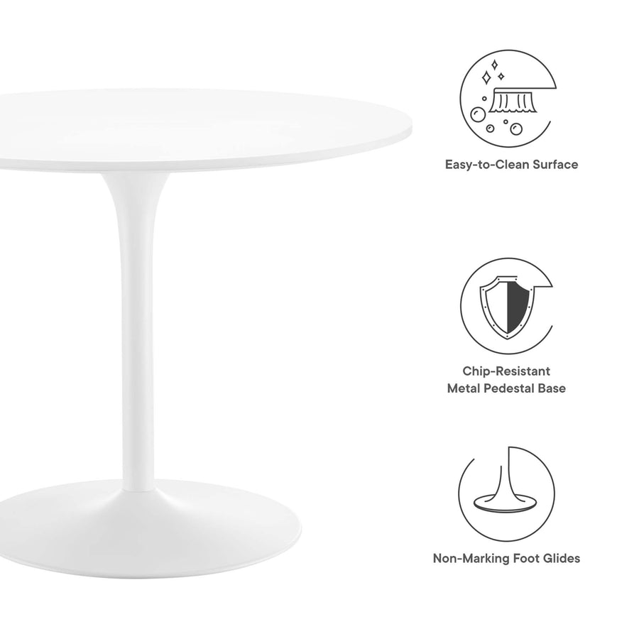 Kinsale 40" Dining Table in White White