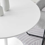 Kinsale 40" Dining Table in White White