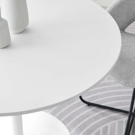Pursuit 40" Dining Table in White White