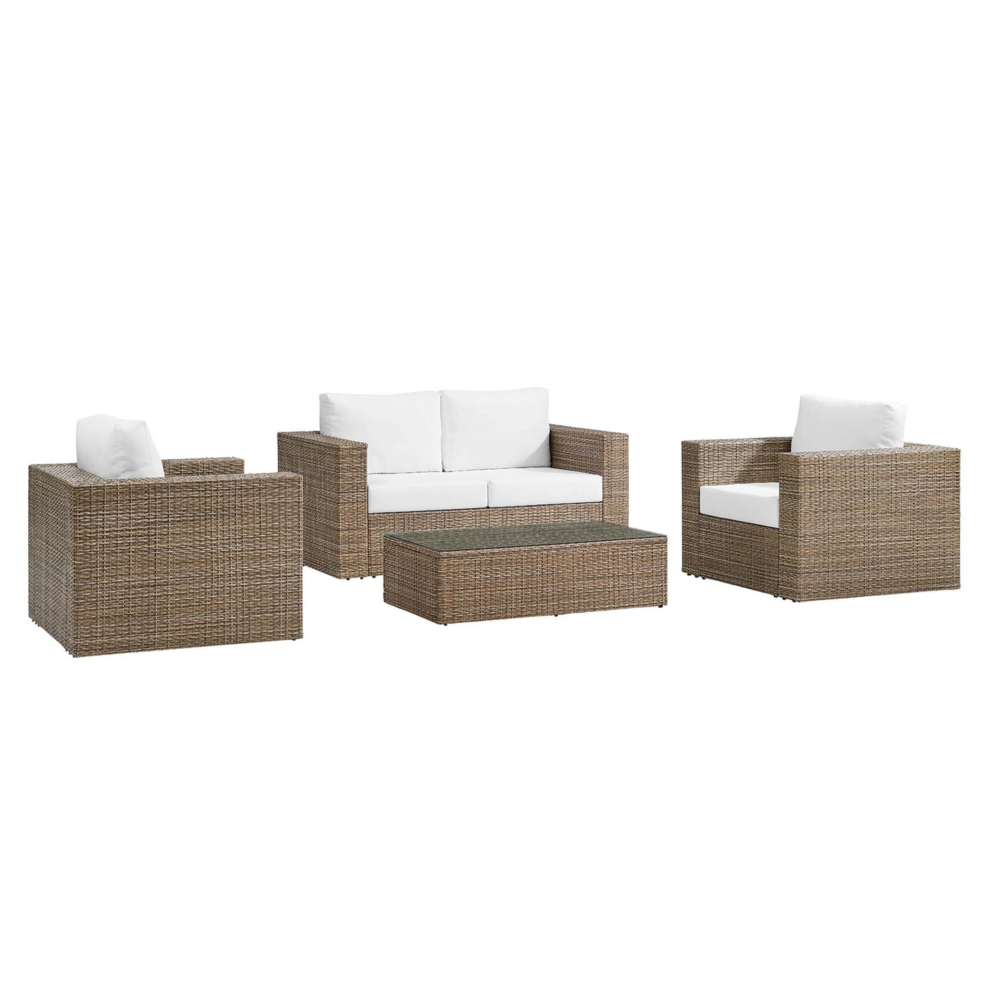 Convene 4-Piece Outdoor Patio Furniture Set by Furniture For America