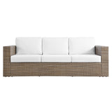 Sienna 5-Piece Outdoor Patio Furniture Set in Cappuccino White