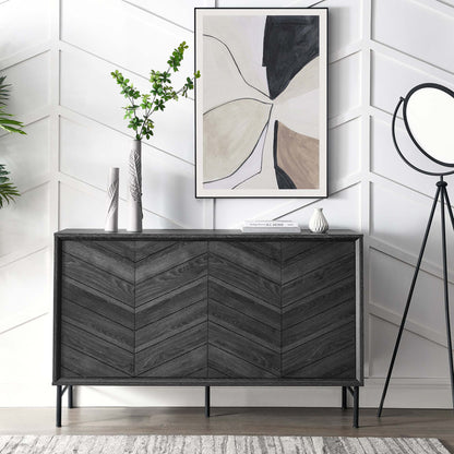 Harper Chevron Sideboard by Furniture For America