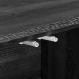 Foxglove Chevron Sideboard in Black