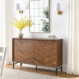Foxglove Chevron Sideboard in Walnut