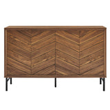 Foxglove Chevron Sideboard in Walnut