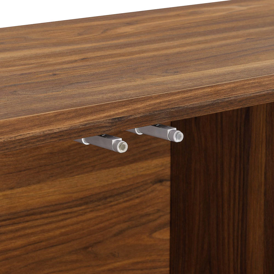 Foxglove Chevron Sideboard in Walnut