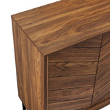Foxglove Chevron Sideboard in Walnut