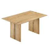 Ember 60" Wood Dining Table in Oak