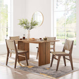 Ember 60" Wood Dining Table in Walnut