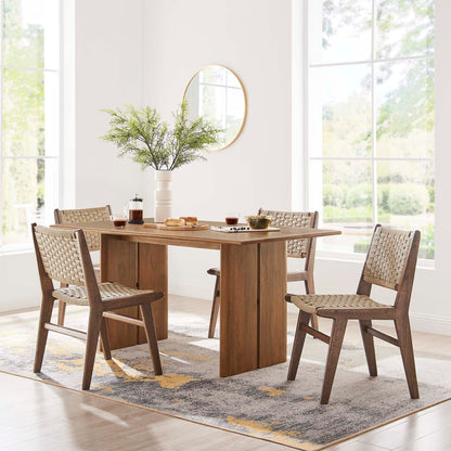 Amistad 60" Wood Dining Table by Furniture For America
