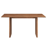 Ember 60" Wood Dining Table in Walnut