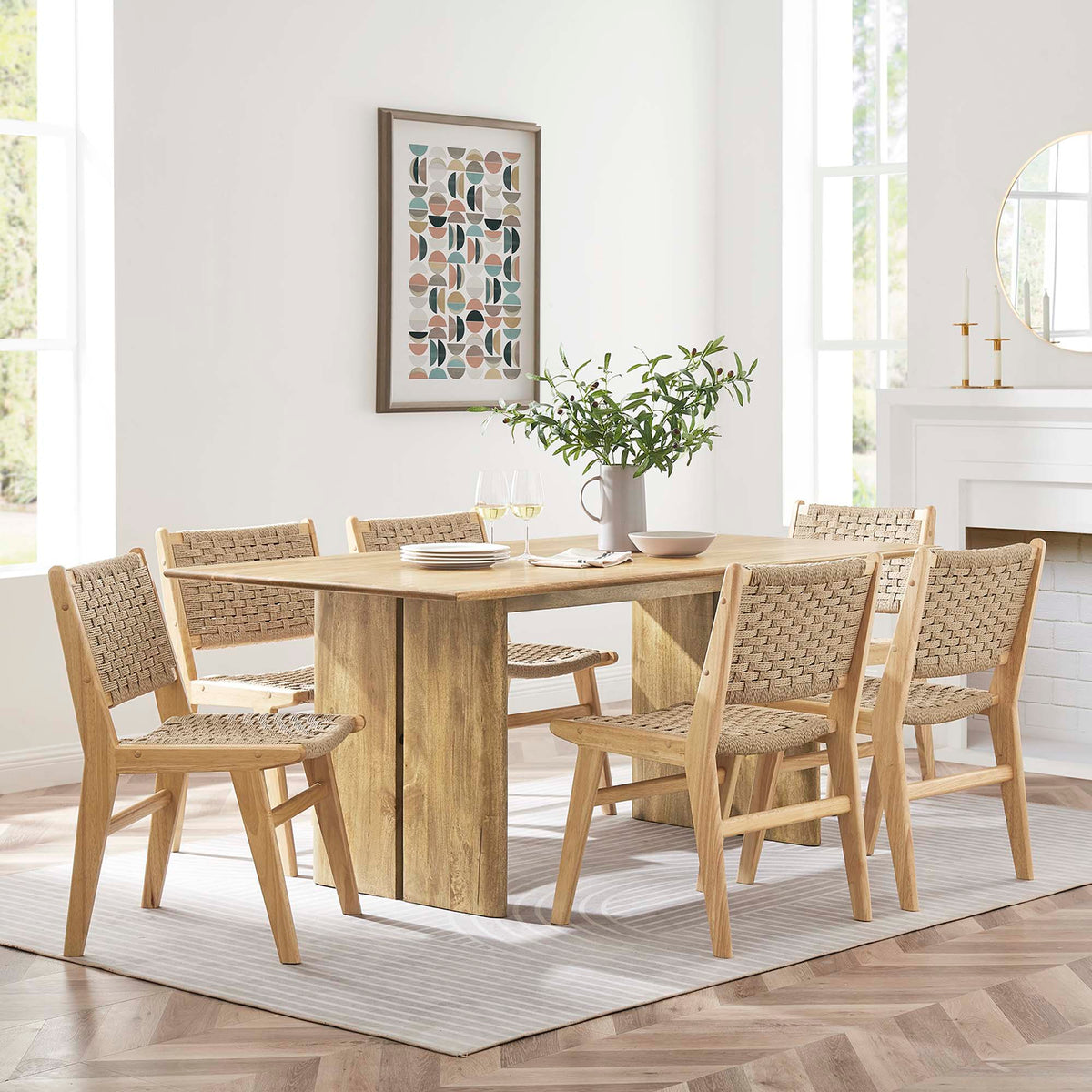 Amistad 72" Dining Table in Oak
