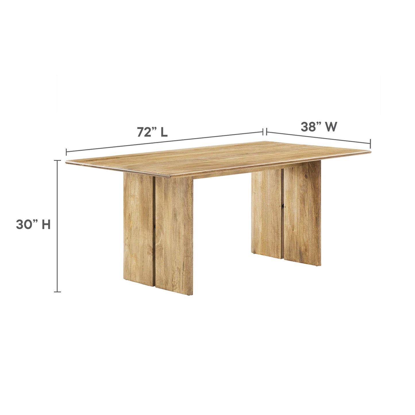 Amistad 72" Dining Table by Furniture For America